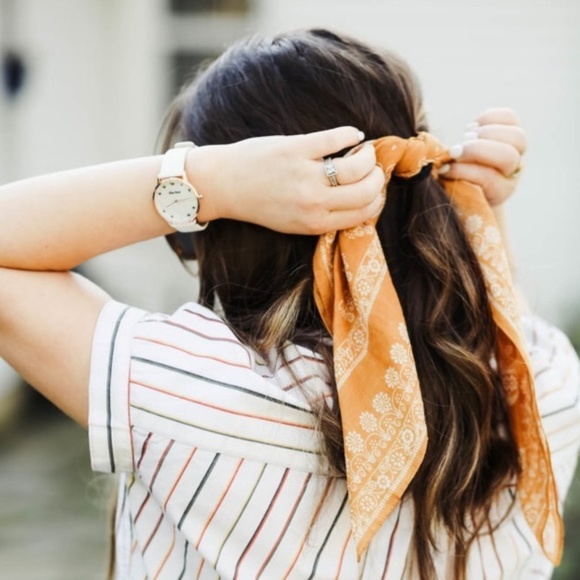 Madewell Accessories - Madewell Bandana Antique Gold